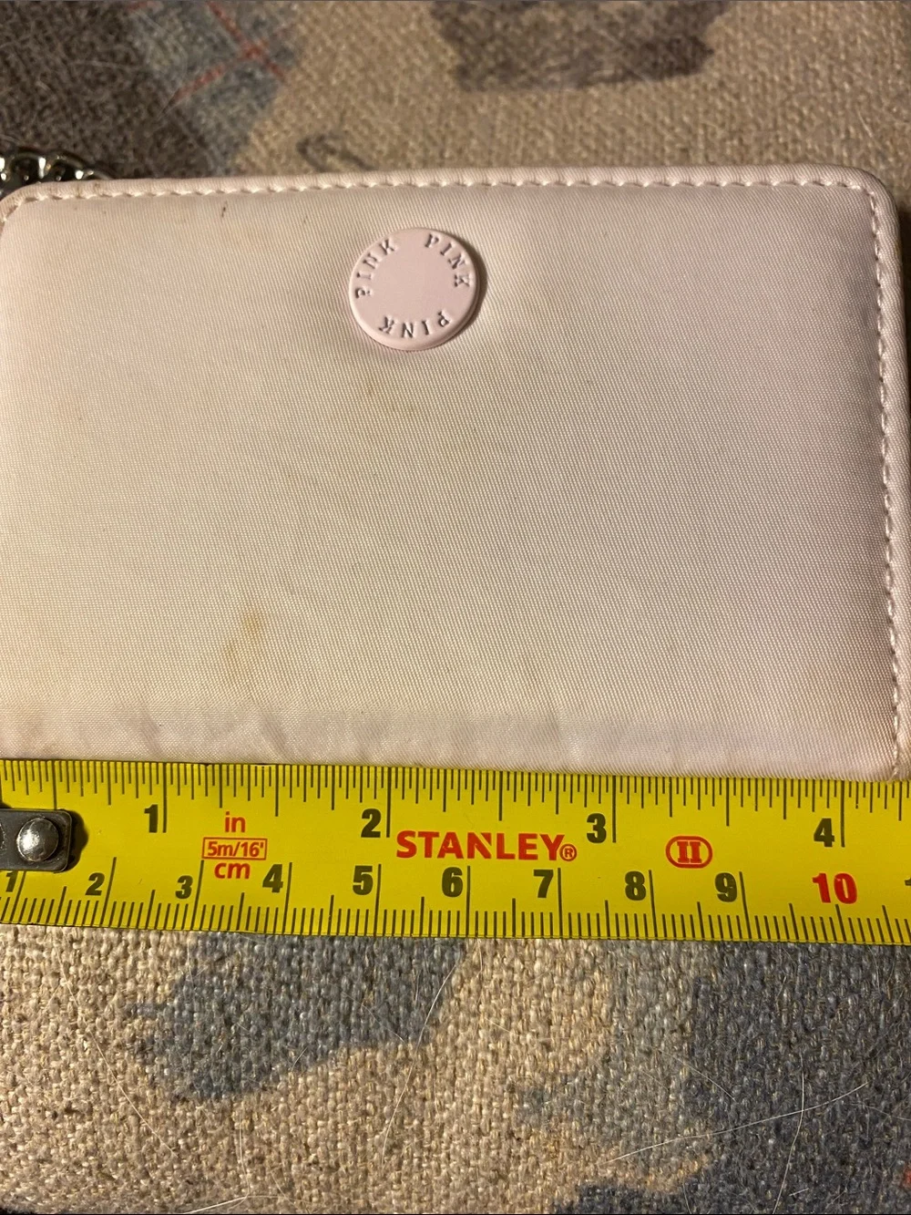 Pink Victoria’s Secret card holder pre-owned